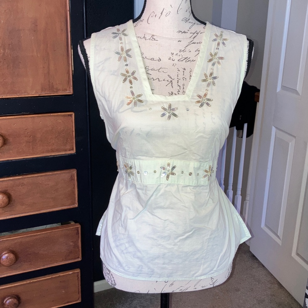 J. Jill Light Cream Blouse